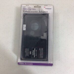 Radio Shack VHS-C to VHS Cassette Adapter Converter NEW